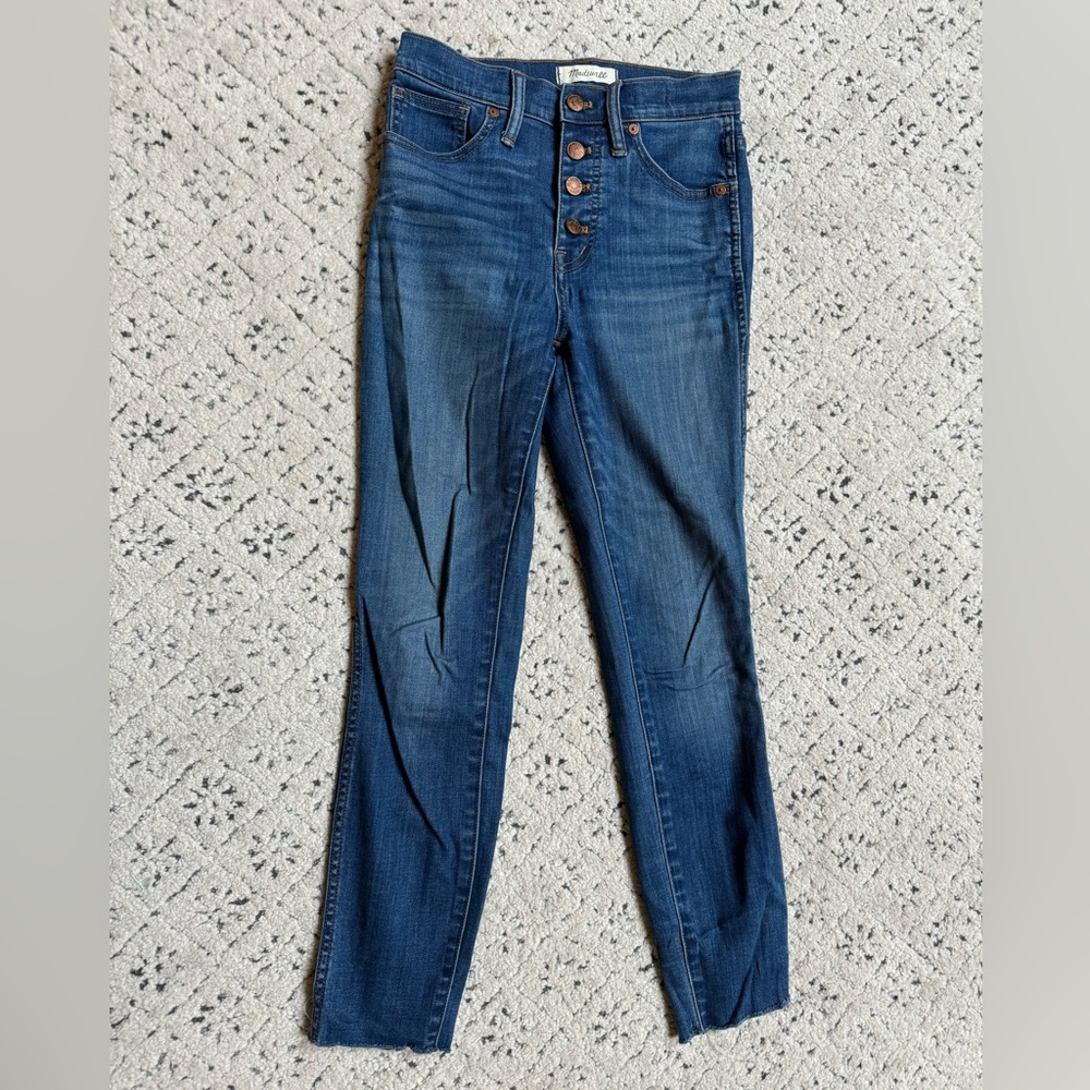 Madewell Denim 10” High Rise Skinny Crop